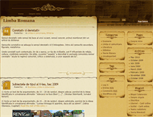 Tablet Screenshot of limbaromana.avenir.ro